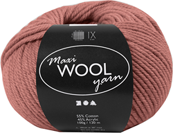 CC Maxi Wolgaren 100 gr Donkerroze