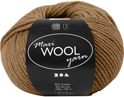 CC Maxi Wolgaren 100 gr Lichtbruin