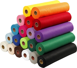 CC Craft Felt, assorted colours, W: 45 cm, thickness 1,5 mm, 180-200 g, 20x5 m/ 1 pack