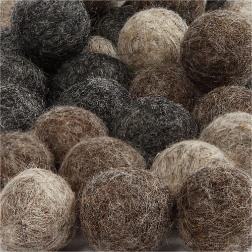CC Wol Kralen 20 mm Naturel 64 stuks-3
