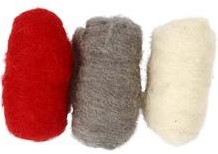 CC Gekaarde Wol Set 3x10gr Rustiek