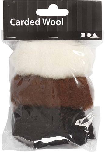 CC Gekaarde Wol Set 3x10gr Natuurlijk-2