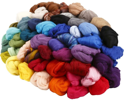 CC Merino Wool, assorted colours, thickness 21 my, 20x20 g/ 1 pack