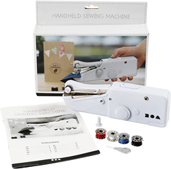 CC Handheld sewing machine, white, H: 6,7 cm, L: 20,5 cm, W: 3,5 cm, 1 pc