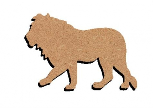 MDF Figuur Leeuw 15 cm