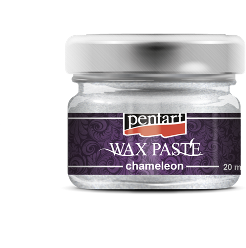Pentart Wax Pasta Kameleon Sparkling Zilver 20ml