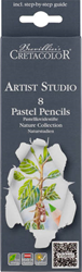 Cretacolor Pastelpotloden Set Natuur 8 stuks