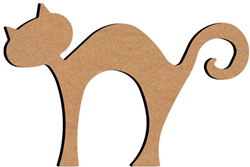 Gomille Figure Cat with Curl Down 15 cm