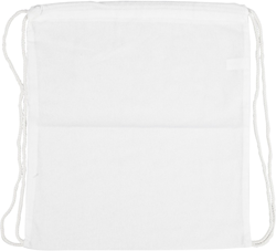 CC Katoenen Rugzak met Treksluiting 37x41 cm wit