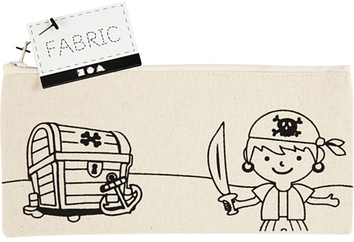 CC Pencil case, light natural, pirate, size 21x9 cm, 245 g, 1 pc-2