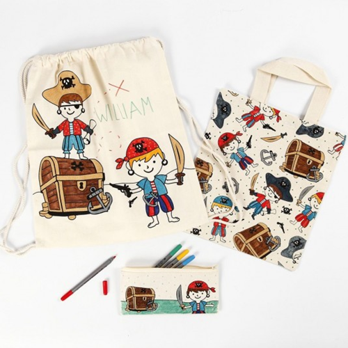 CC Pencil case, light natural, pirate, size 21x9 cm, 245 g, 1 pc-3
