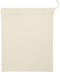 CC Cloth bag, light natural, size 21x25 cm, 110 g, 5 pc/ 1 pack