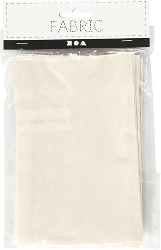 CC Bag, light natural, size 10x15 cm, 115 g, 4 pc/ 1 pack-2