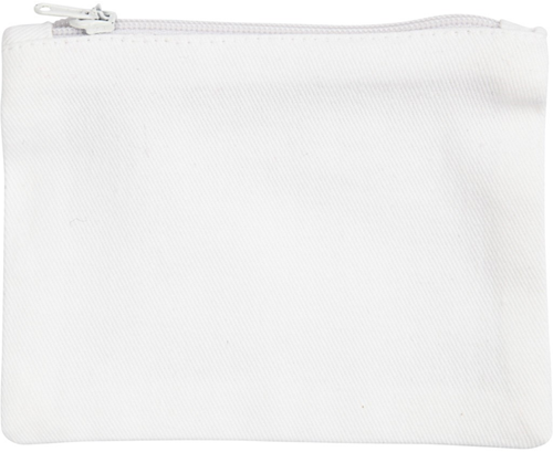 CC Katoenen Portemonee 9x12 cm wit