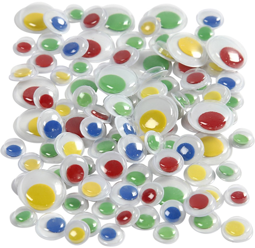 CC Wiebelogen Gekleurde Pupillen 8-14mm 30 stuks