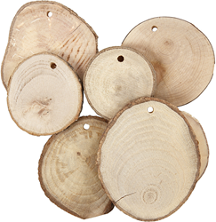 CC Houten Schijven 5-7 cm 22 stuks