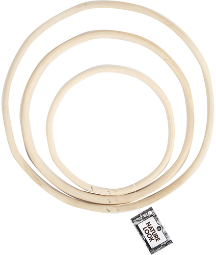 CC Bamboo ring, Dia. 15,3+20,3+25,5 cm, 3 pc/ 1 set-2