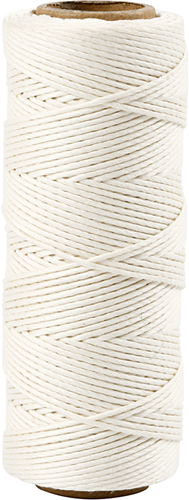 CC Bamboo Cord, white, thickness 1 mm, 65 m/ 1 roll