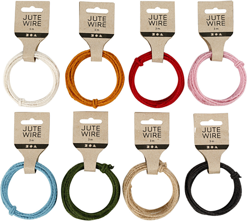 CC Jute Koord 2-4 mm Multi 8x3 m