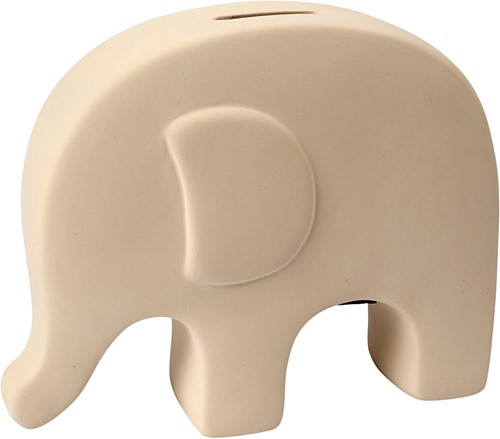 CC Teracotta Spaarpot Olifant 14x16,7 cm per stuk