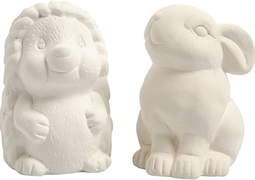 CC Terracotta Spaarpotten 10 cm Konijn en Egel