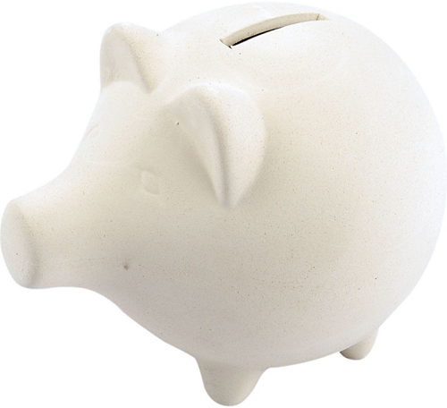 CC Terracotta Spaarpot Varken 14 cm 10 stuks