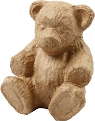 CC Bear, H: 18 cm, L: 15 cm, 1 pc