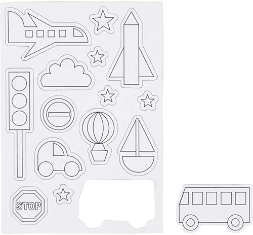 CC Magnets, Transportation, size 14,85x21 cm, 1 sheet
