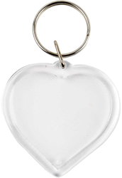 CC Hart Sleutelhanger 40x40 mm 25 stuks