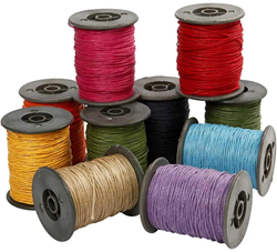 CC Katoen Koord 1mm, 10 kleuren x50 m 1 set