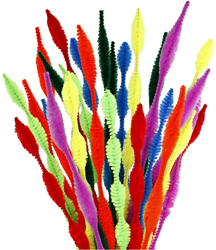 CC Chenilledraad Multigekleurd Golven 5-12mm 28 stuks