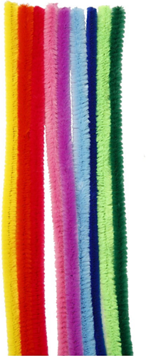CC Chenilledraad Multigekleurd 9mm 25 stuks