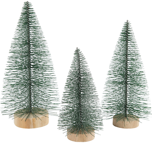 CC Kerstbomen set groen