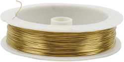 CC Brass Wire, thickness 0,3 mm, 70 m/ 1 roll