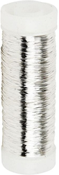 CC Silver-plated Wire, silver-plated, 50 g, thickness 0,2 mm, 110 m/ 1 roll