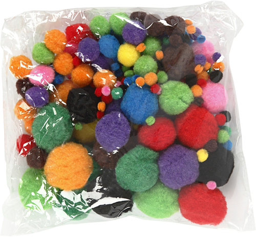 CC Pompoms Multigekleurd 5-40 mm 150 stuks-2
