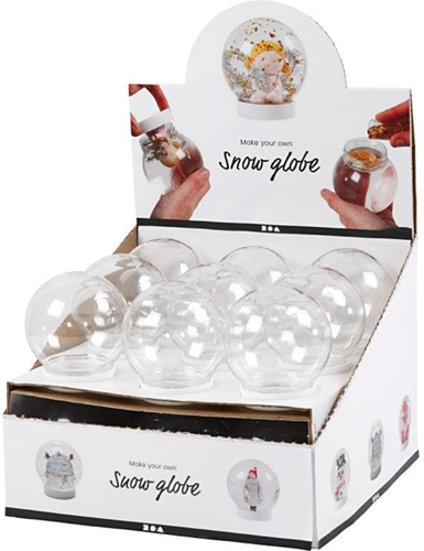 CC Plastic Bollen 8 cm 18 Stuks