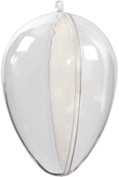 CC Egg-Shaped Baubles to Decorate, H: 9 cm, 5 set/ 1 pack