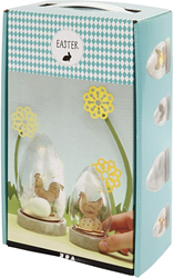 CC Bells with Inner Decorations, H: 12+15,5 cm, 2 pc/ 1 pack