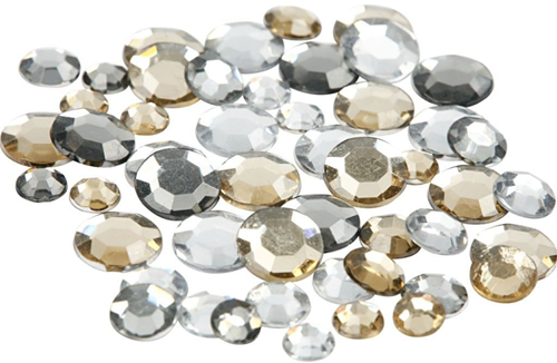 CC Strasstenen Rond Zilver Harmonie 6-12 mm 360 stuks