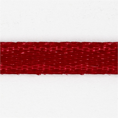 Satijnlint 3 mm 15 m Wijnrood