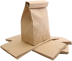CC Paper Bag, brown, size 15x25x43 cm, 50 pc/ 1 pack