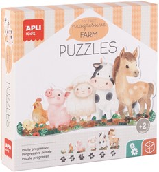 Apli Puzzle Set My First Farm Animals