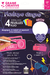 GC Krimpfolie A4 Neon 4 vel