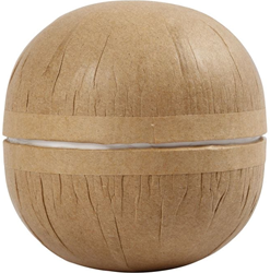 CC Papieren Tweedelige Bal 8 cm 4 Stuks Kraft