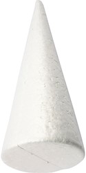 CC Cone, white, H: 25 cm, Dia. 10 cm, 1 pc