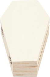 CC Coffin with magnetic lock, H: 4 cm, L: 18 cm, W: 10 cm, 1 pc