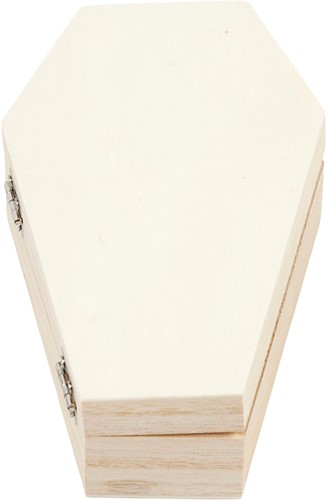 CC Houten Doodskist met Magnetisch Slot 18x10x4 cm