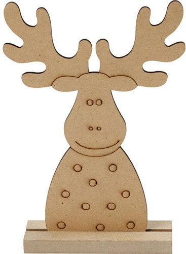 CC Kerstfiguur Rendier 15 cm