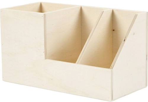 CC Houten Pennenbak 11x20 cm